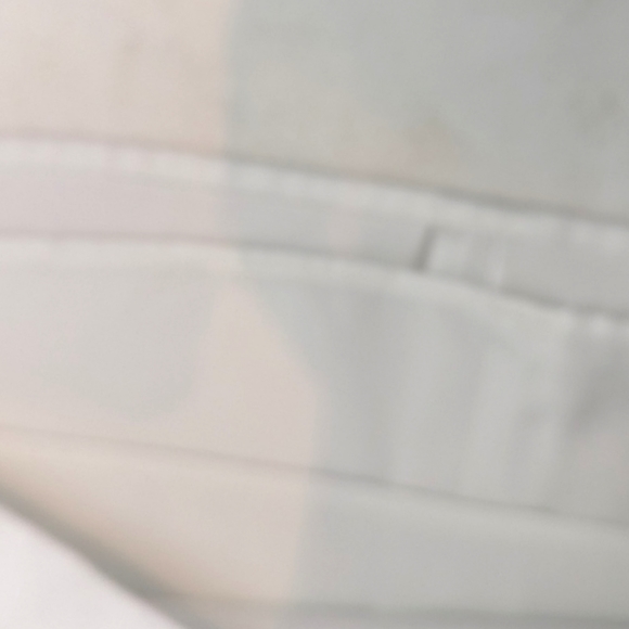 Michelle Mason Side Zipper Blouse Top Womens 2 White Gold  Round Neck Designer - Picture 7 of 11